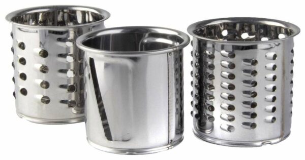 Комплект сменных терок для овощерезки Ø5.7см, L-6.1см, 3шт. Комплект сменных терок для овощерезки Ø5.7см, L-6.1см, 3шт.