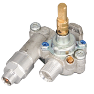 Кран газовый плиты Hansa (COPRECI 0.29 alu) 8041423/8072944 RID:P-31973;cal22101a;a2043v6