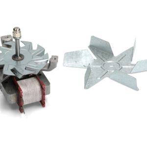 Вентилятор обдува духовки BEKO 264440102, COK400AC, 22W, 220-240V, шток 45мм (с крыльчаткой)