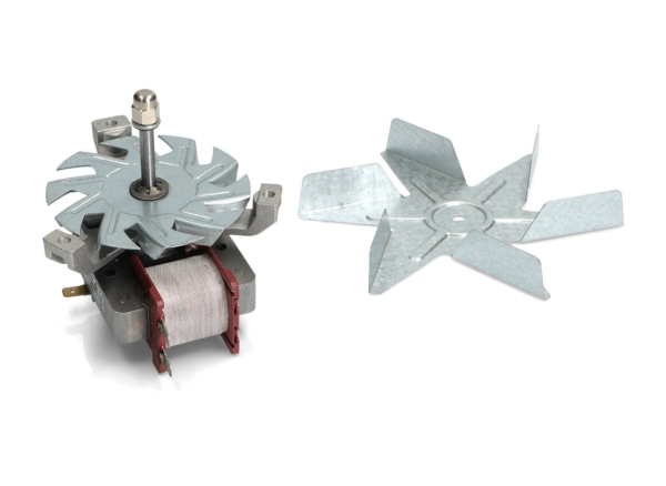 Вентилятор обдува духовки BEKO 264440102, COK400AC, 22W, 220-240V, шток 45мм (с крыльчаткой)