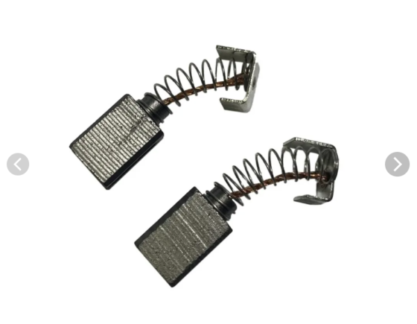 Щётки 5х8х11 (пружина-квадратный пятак-уши, две канавки) Интерскол МП-65Э (575)