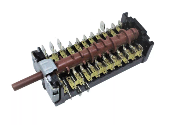 Переключатель режимов "HANSA" 821001К 16(4)А 250V 8230К 12 позиций, карболит Переключатель режимов "HANSA" 821001К 16(4)А 250V 8230К 12 позиций, карболит