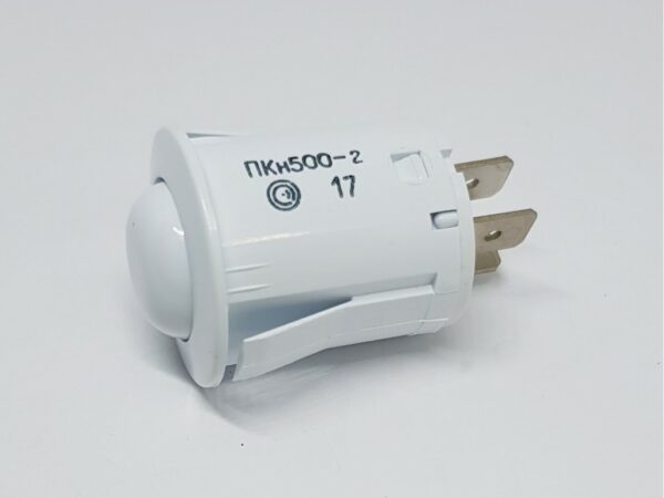 Кнопка розжига газовой плиты ПКН500-2-2 (белая) Кнопка розжига газовой плиты ПКН500-2-2 (белая)