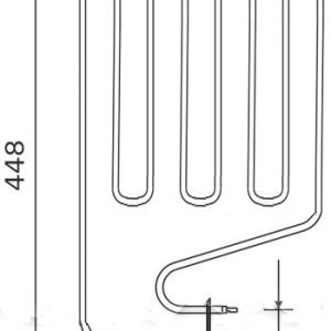 Тэн для эл. печи Harvia 2000W 275 А 8/2,0 ZSS-120