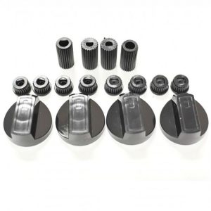 Ручки конфорок для плит универсальные серебро 43CU008