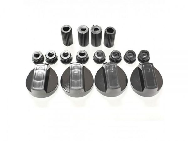 Ручки конфорок для плит универсальные серебро 43CU008 Ручки конфорок для плит универсальные серебро 43CU008