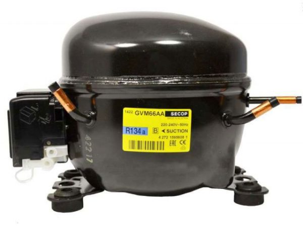 Компрессор GVM 66 AT R134 181Вт с РЕЛЕ AT Компрессор GVM 66 AT R134 181Вт с РЕЛЕ AT