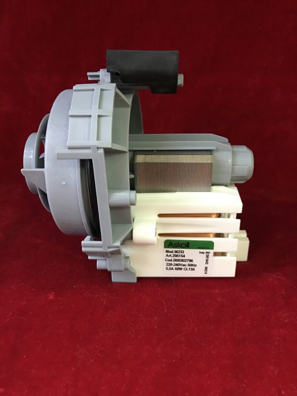 Мотор циркуляционный Посудомоечной Машины ARISTON-INDESIT C00256523 ( 256523, ASKOLL M216 art. 295136 60W )