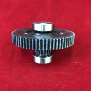 Шестерня средняя Ø72/20 для мясорубки Хозяюшка + 2 подшипника (в сборе)