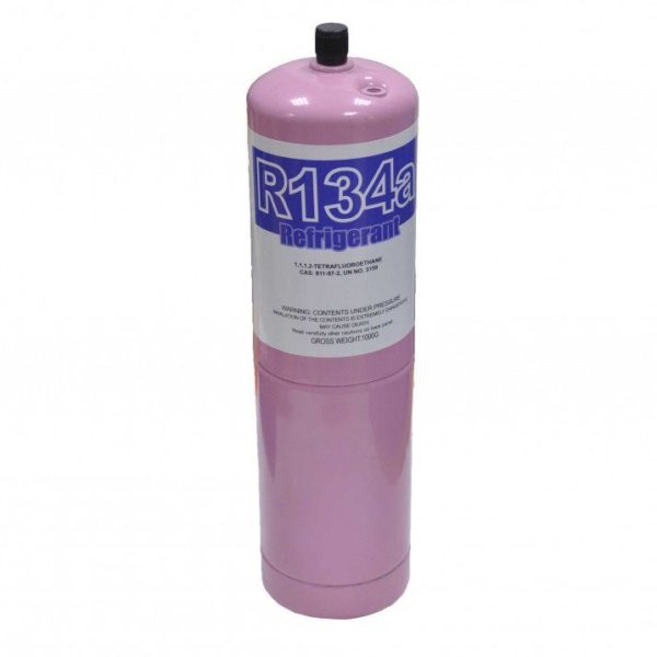 Фреон, хладагент R134a 1000г с клапаном шредера (вес нетто 600г)