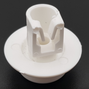 Ролик для корзины ПММ 1шт (белый) 50223882007 (зам.: DWB911ZN DWB909ZN 50213969004 06ZA09 wk556)