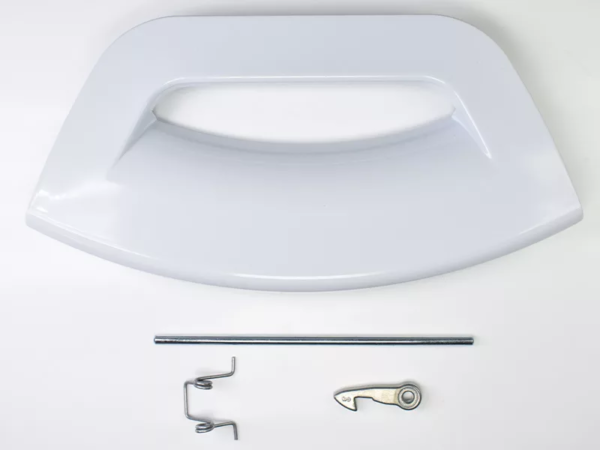 Ручка люка C00507932 Indesit, серия Glob, белая (Италия) Ручка люка C00507932 Indesit, серия Glob, белая (Италия)
