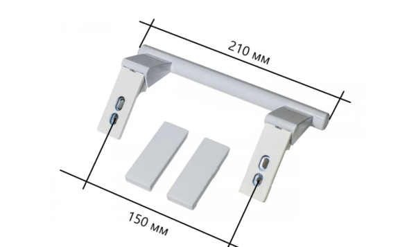 Ручка холодильника LIEBHERR 9096036, 909603600, DHF003LB (Неоригинал)