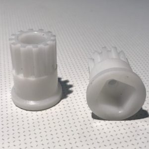 Втулка шнека, пластиковая, мясорубки Аксион М61.01, М61.02, М61.03, М61.04, М62