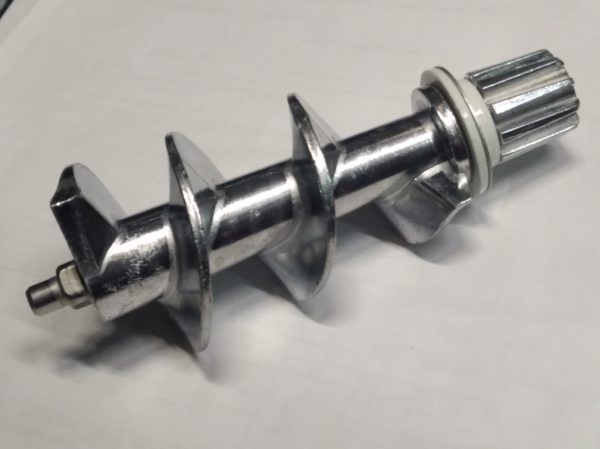 Шнек для мясорубки L-13.5mm, D-51mm к электромясорубки, в сборе со втулкой 10 зубьев MRZ056 Шнек для мясорубки L-13.5mm, D-51mm к электромясорубки, в сборе со втулкой 10 зубьев MRZ056