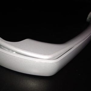 Ручка Pozis Electrofrost (серебристая) горизонтальное крепление с 2-х сторон