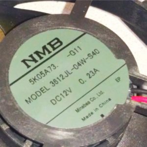 Вентилятор 3612JL-04W-S40 92х92мм DC12V, 0.23А для холодильника Indesit, Ariston