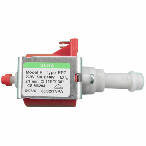 Насос для кофемашины и пылесоса 48W EP7 ULKA пластиковый носик M6294 Насос для кофемашины и пылесоса 48W EP7 ULKA пластиковый носик M6294