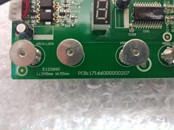 Плата управления 3822 220425W1 E123995 варочной поверхности Midea MIH 64412 Плата управления 3822 220425W1 E123995 варочной поверхности Midea MIH 64412