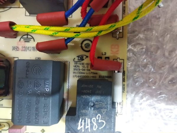 Плата E173873 JD-CEM-1 KB-5150 CEM-1 TP-S3E-02 варочной поверхности Midea MIH 64412 Плата E173873 JD-CEM-1 KB-5150 CEM-1 TP-S3E-02 варочной поверхности Midea MIH 64412