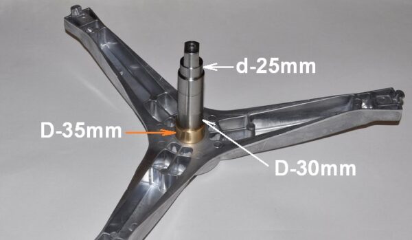 Крестовина стиральной машины Samsung DC97-15184A H-126mm Крестовина стиральной машины Samsung DC97-15184A H-126mm