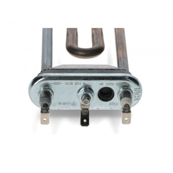 Тэн, нагревательный элемент 2050W с буртом и отверстием под датчик 236-180мм