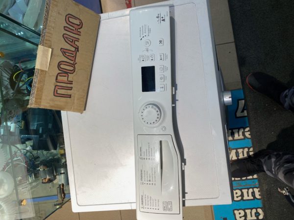 Модуль управления силовой и дисплейный в сборе от стиральной машины Hotpoint-Ariston VMSG 601 B CIS Модуль управления силовой и дисплейный в сборе от стиральной машины Hotpoint-Ariston VMSG 601 B CIS