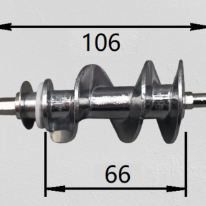 Шнек к электромясорубке Polaris PMG-1845, 6гр. (L-107мм/67мм) PLR028