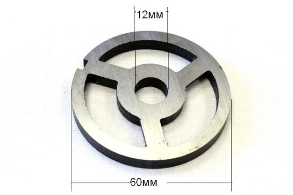 Нож для мясорубки МИМ-75 без бурта подрезной