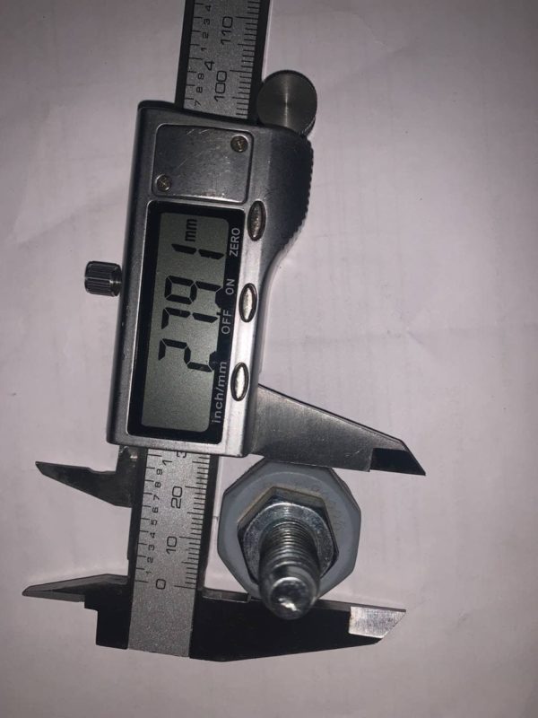 Ножка стиральной машины 34высота×27длинна