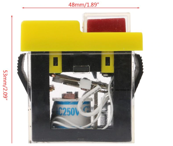 Кнопка бетономешалки KJD6 5E4 AC250V 6(4)A KN-014 Кнопка бетономешалки KJD6 5E4 AC250V 6(4)A KN-014