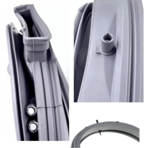 Манжета люка стирально-сушильной машины Лджи/LG MDS64233202 (2 сквозных отвода (отверстия)