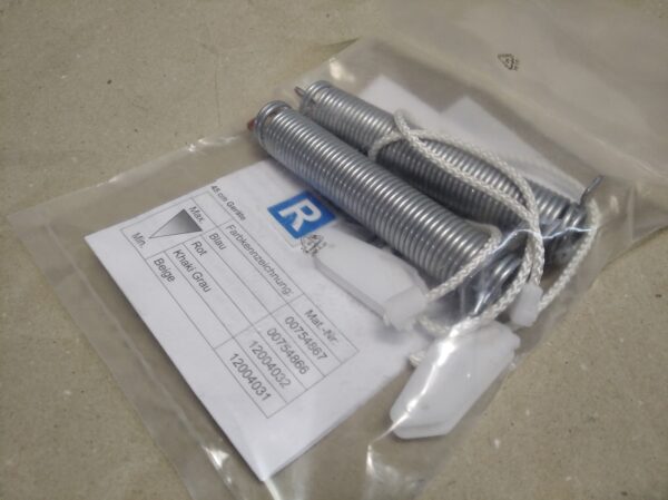 Пружины двери посудомоечной машины Bosch (ремкомплект: 2 пружины + 2 тросика) 754866 Пружины двери посудомоечной машины Bosch (ремкомплект: 2 пружины + 2 тросика) 754866