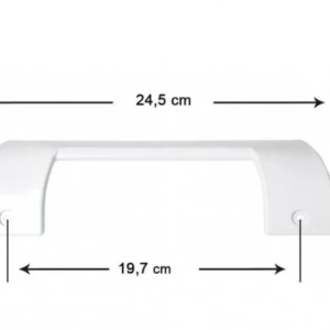 Ручка холодильника Bosch L=198мм 490705 (3GV1530,1730/X5KCV/3KF493) без заглушек, DHF013BO