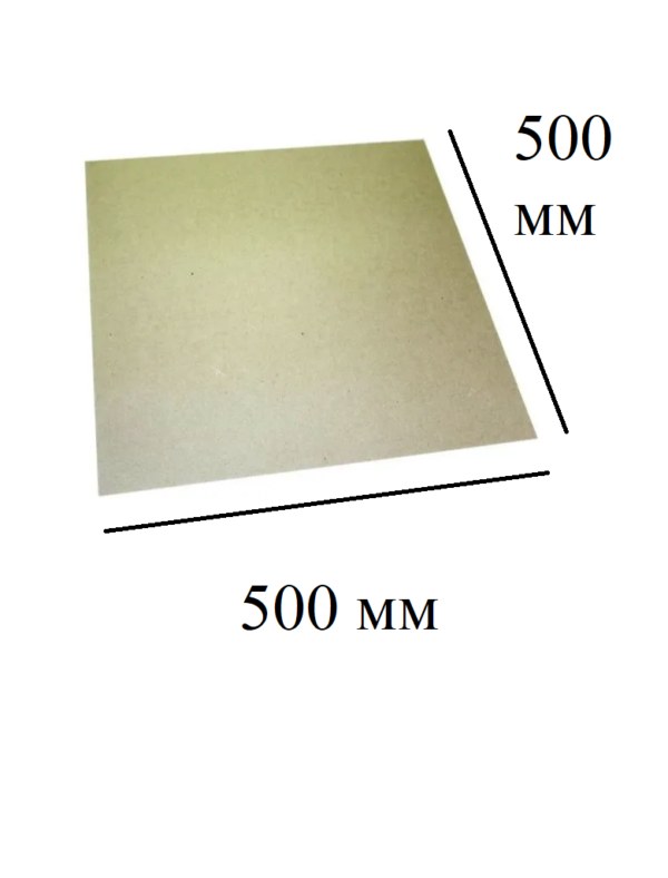 Слюда СВЧ 500*500 0,4 мм