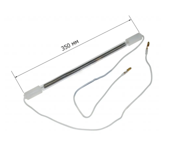 Тэн трубчатый СТЕКЛО 14" 220V/150W (длина 350мм) Тэн трубчатый СТЕКЛО 14" 220V/150W (длина 350мм)